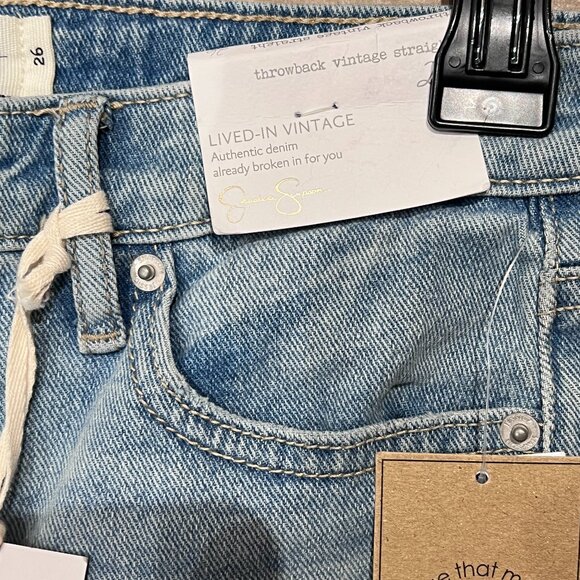 Jessica Simpson throwback vintage straight, size 26, nwt - Picture 3 of 3